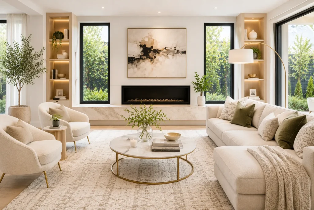 Contemporary luxury home interior design in Houston, TX